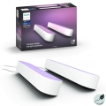 Philips - SADA 2x LED RGB Stmívatelná stolní lampa Hue DUAL PACK White And Color Ambiance LED/6W/230V bílá